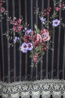 画像4: axes femme / レジメ花柄スカート M ブラック H-26-02-14-022-AX-SK-NS-ZH