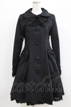 画像1: BABY,THE STARS SHINE BRIGHT / プリンセスレーススプリングコート Free ブラック H-26-02-15-024-BA-CO-NS-ZH