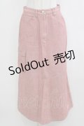 PINK HOUSE / ワッペンスカート Free レッド H-26-02-15-029-LO-SK-NS-ZH