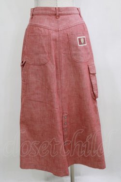 画像3: PINK HOUSE / ワッペンスカート Free レッド H-26-02-15-029-LO-SK-NS-ZH