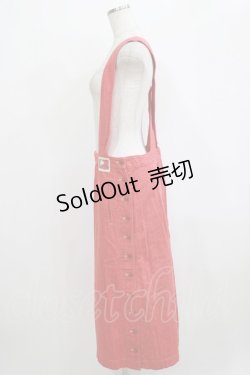 画像2: PINK HOUSE / サスペンダースカート Free レッド H-26-02-15-030-LO-SK-NS-ZH