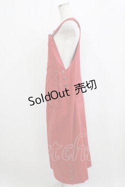 画像2: PINK HOUSE / エプロンジャンパースカート Free レッド H-26-02-15-031-LO-OP-NS-ZH