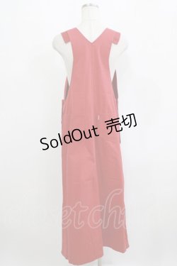 画像3: PINK HOUSE / エプロンジャンパースカート Free レッド H-26-02-15-031-LO-OP-NS-ZH