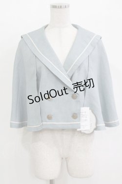 画像1: Kurumi Collaboration / マリンアカデミアケープ L ブルー H-26-02-15-034-GO-JA-NS-ZH