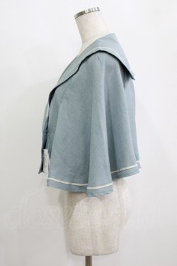 画像2: Kurumi Collaboration / マリンアカデミアケープ L ブルー H-26-02-15-034-GO-JA-NS-ZH