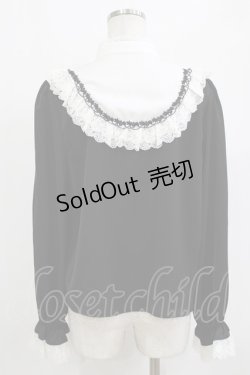 画像3: Chalmiere / ヨーク切り替えブラウス M ブラック H-26-02-15-035-0-BL-NS-ZH