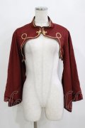 metamorphose / 無地着物袖ボレロ Free ボルドー H-26-02-15-037-ME-TO-NS-ZH