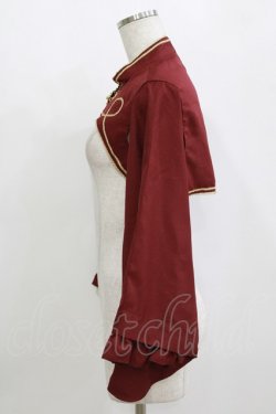 画像2: metamorphose / 無地着物袖ボレロ Free ボルドー H-26-02-15-037-ME-TO-NS-ZH