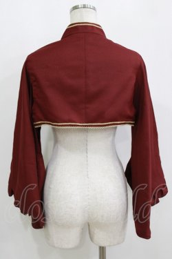 画像3: metamorphose / 無地着物袖ボレロ Free ボルドー H-26-02-15-037-ME-TO-NS-ZH