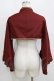 画像3: metamorphose / 無地着物袖ボレロ Free ボルドー H-26-02-15-037-ME-TO-NS-ZH (3)