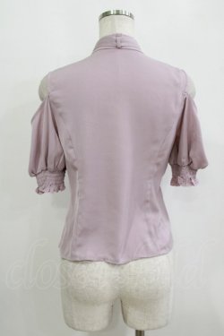 画像3: EATME / オープンショルダーボウタイブラウス Free ピンク H-26-02-15-038-LO-BL-NS-ZH