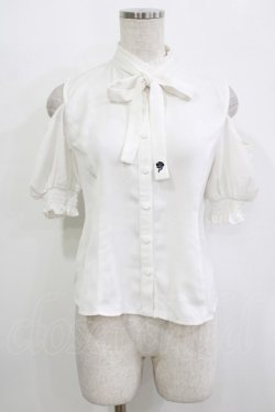 画像1: EATME / オープンショルダーボウタイブラウス Free オフ H-26-02-15-039-LO-BL-NS-ZH