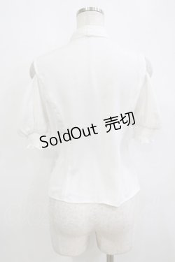 画像3: EATME / オープンショルダーボウタイブラウス Free オフ H-26-02-15-039-LO-BL-NS-ZH