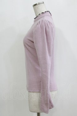 画像2: EATME / フレアスリーブリブTOP Free ラベンダー H-26-02-15-040-LO-TO-NS-ZH