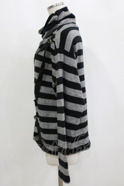 画像2: EATME / ボーダーニット Free グレー/ブラック H-26-02-15-041-LO-TO-NS-ZH