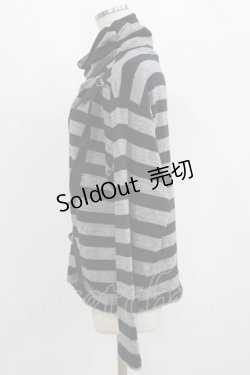 画像2: EATME / ボーダーニット Free グレー/ブラック H-26-02-15-041-LO-TO-NS-ZH