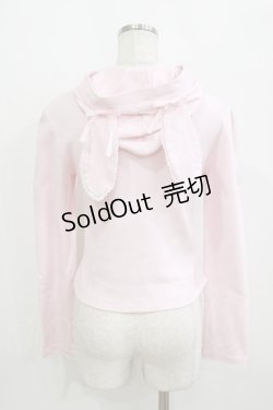 画像3: BABY,THE STARS SHINE BRIGHT / リボン釦のうさみみカーディガン Free ピンク H-26-02-15-043-BA-TO-NS-ZH