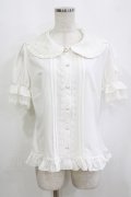 Lolitime（海外ロリータブランド） / 刺繍衿ブラウス XL オフ H-26-02-15-044-GO-BL-NS-ZH