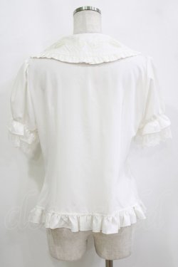 画像3: Lolitime（海外ロリータブランド） / 刺繍衿ブラウス XL オフ H-26-02-15-044-GO-BL-NS-ZH