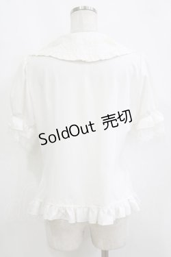 画像3: Lolitime（海外ロリータブランド） / 刺繍衿ブラウス XL オフ H-26-02-15-044-GO-BL-NS-ZH