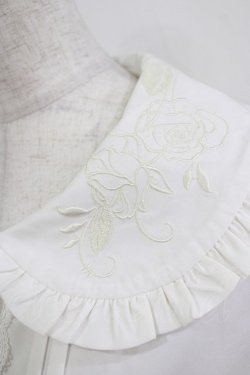 画像4: Lolitime（海外ロリータブランド） / 刺繍衿ブラウス XL オフ H-26-02-15-044-GO-BL-NS-ZH