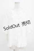 幽三巷（海外ロリータブランド） / フリルブラウス 2XL オフ H-26-02-15-045-PU-BL-NS-ZH