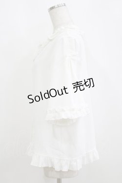 画像2: 幽三巷（海外ロリータブランド） / フリルブラウス 2XL オフ H-26-02-15-045-PU-BL-NS-ZH