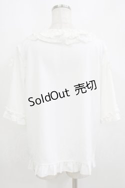 画像3: 幽三巷（海外ロリータブランド） / フリルブラウス 2XL オフ H-26-02-15-045-PU-BL-NS-ZH