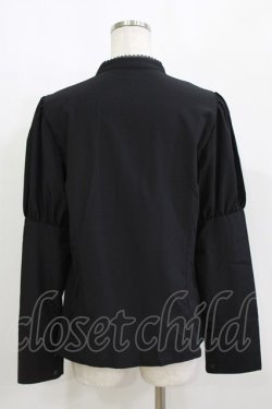 画像3: Kurumi Collaboration / KRデシンジゴスリブラウス LL ブラック H-26-02-15-046-GO-BL-NS-ZH