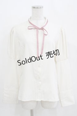 画像1: Kurumi Collaboration / KRデシンジゴスリブラウス LL 生成り H-26-02-15-047-GO-BL-NS-ZH