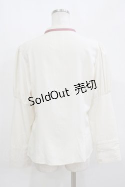 画像3: Kurumi Collaboration / KRデシンジゴスリブラウス LL 生成り H-26-02-15-047-GO-BL-NS-ZH