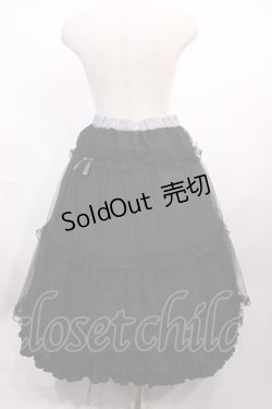 画像4: m petit by misako / NINA'S RVパニエスカート L ブラック/ブラックギンガムリバーシブル H-26-02-15-1006-LO-SK-NS-ZH