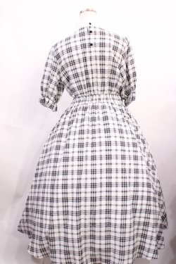 画像2: m petit by misako / チェックキリカエワンピース L オフ H-26-02-15-1001-LO-OP-NS-ZH