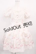 LIZ LISA / マイメロディコラボ第9弾 マイメロチェリー柄ワンピース Free オフ H-26-02-15-1010-LO-OP-NS-ZH