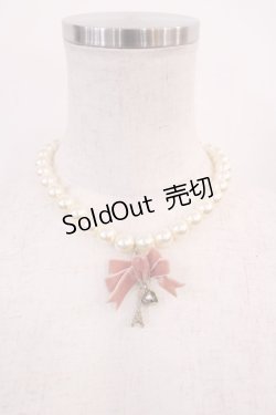 画像1: LIZ LISA / パールネックレス  ピンク H-26-02-15-1017-LO-AC-NS-ZH