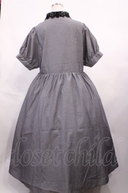 画像2: m petit by misako / TT*AOKストライプOP LL グレー H-26-02-15-1003-LO-OP-NS-ZH