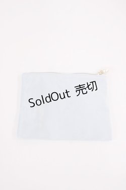 画像2: m petit by misako / AM*コウチャツキベロアポーチ（紅茶無し）  サックス H-26-02-15-1029-LO-ZA-NS-ZH