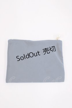 画像2: m petit by misako / AM*コウチャツキベロアポーチ（紅茶無し）  ネイビー H-26-02-15-1030-LO-ZA-NS-ZH