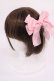 画像3: LIZ LISA / ギンガムリボンヘアアクセセット  ピンク/ブラック H-26-02-15-1031-LO-AC-NS-ZH (3)