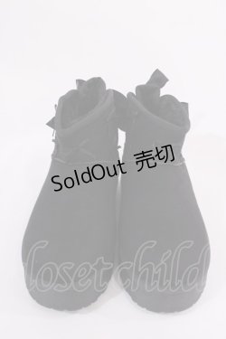 画像1: m petit by misako / ムートンブーツ M ブラック H-26-02-15-1032-LO-SH-NS-ZH