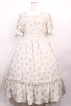 画像1: m petit by misako / MSKハナガラスクエアNOP L アイボリー H-26-02-15-1005-LO-OP-NS-ZH