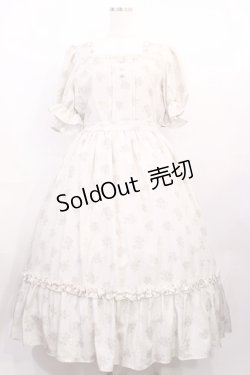 画像1: m petit by misako / MSKハナガラスクエアNOP L アイボリー H-26-02-15-1005-LO-OP-NS-ZH