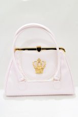 画像1: BABY,THE STARS SHINE BRIGHT / 王冠がま口Bag  ピンク H-26-02-15-051-BA-BG-NS-ZH (1)