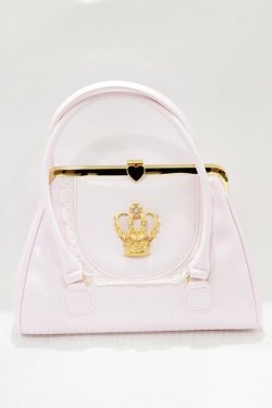 画像1: BABY,THE STARS SHINE BRIGHT / 王冠がま口Bag  ピンク H-26-02-15-051-BA-BG-NS-ZH