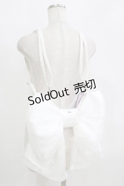 画像1: Lovely Tency / 眞白ありす/リボン2WAYバッグ  オフ H-26-02-15-056-GO-BG-NS-ZH