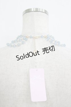 画像4: Chalmiere / ブリリアントローズネックレス  ブルー H-26-02-15-058-0-AC-NS-ZH