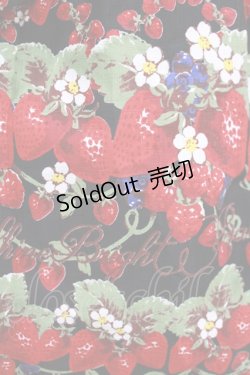 画像4: BABY,THE STARS SHINE BRIGHT / Strawberry Garden柄ジャンパースカートII Free ブラック H-26-02-15-005-BA-OP-NS-ZH