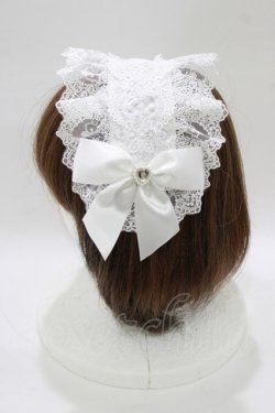 画像2: Lovely Tency / 眞白ありす/ヘッドドレス  オフ H-26-02-15-064-GO-AC-NS-ZH