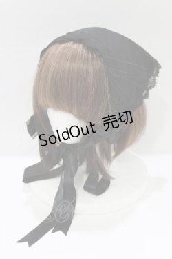 画像1: ALICE and the PIRATES / レースバブーシュカ  ブラック H-26-02-15-069-PA-AC-NS-ZH