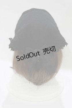 画像2: ALICE and the PIRATES / レースバブーシュカ  ブラック H-26-02-15-069-PA-AC-NS-ZH